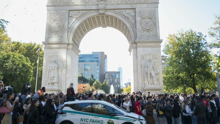 img Apariție surpriză a actorului Timothée Chalamet în mijlocul unui concurs de sosii