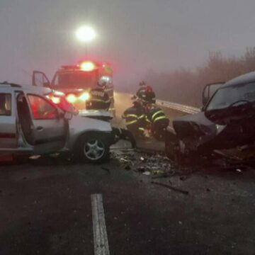 img Accident mortal în Timișoara din cauza ceții