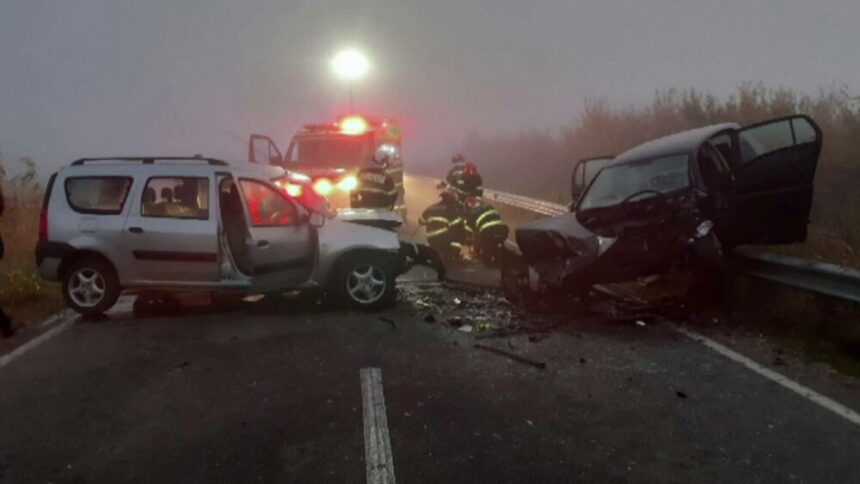 Accident mortal în Timișoara din cauza ceții