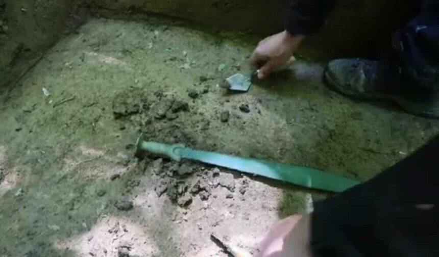 img Descoperirea unei sabii unicate vechi de 3.000 de ani