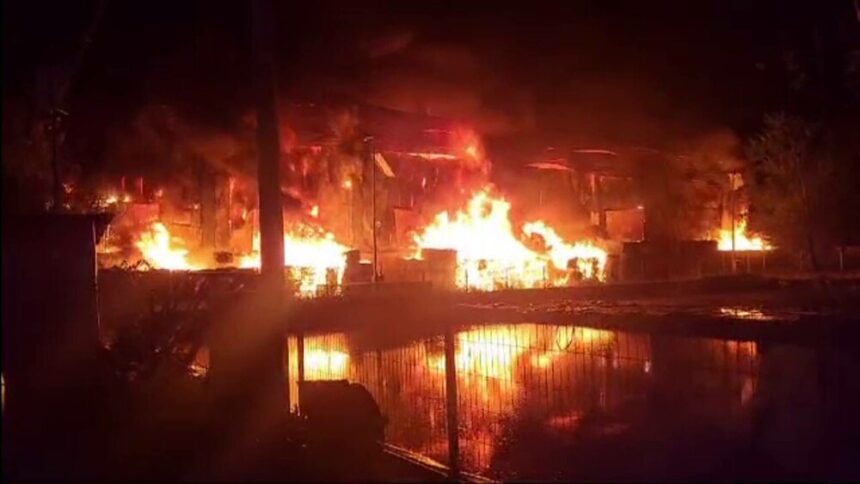 img Incendiu de la o hală de colectare a deșeurilor din Iași