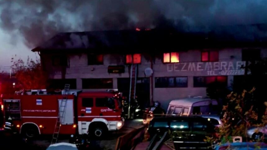 img Incendiu violent în județul Olt. Zeci de pompieri au fost trimiși la fața locului