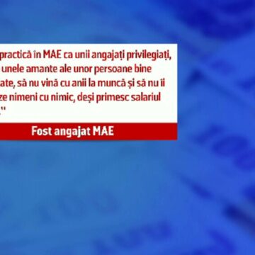 img Scandalul salariilor fictive la Ministerul de Externe