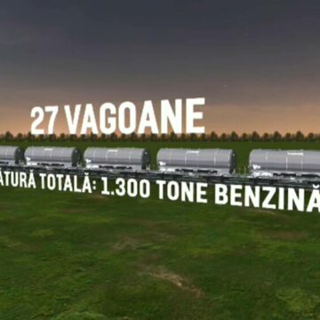 Deraierea trenului cu benzină în Mehedinți