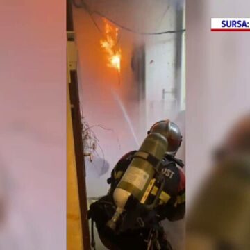 img Incendiu izbucnit într-un apartament din Oradea