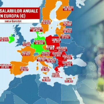 img Creșterea salariilor în România în comparație cu alte țări europene