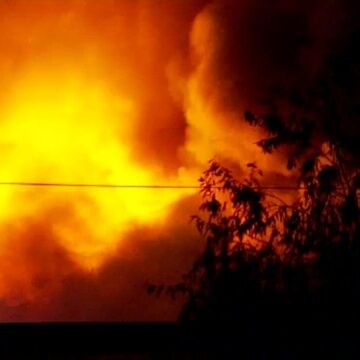 img Incendiu la un depozit de fier vechi în Portul Murfatlar