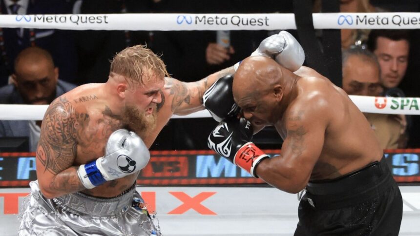img Jake Paul învinge pe Mike Tyson într-un meci istoric