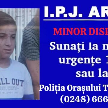 img Alertă de copil dispărut în Argeș. Băiat de 13 ani, căutat de polițiști