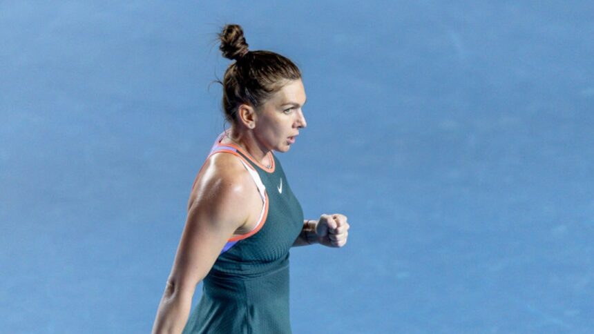 Simona Halep la World Tennis League