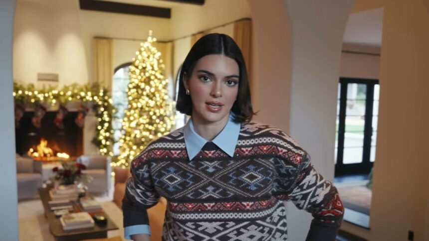 Cum arată casa lui Kendall Jenner decorată pentru Crăciun