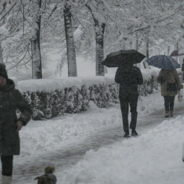 Furtuna de zăpadă în Bosnia și Herțegovina