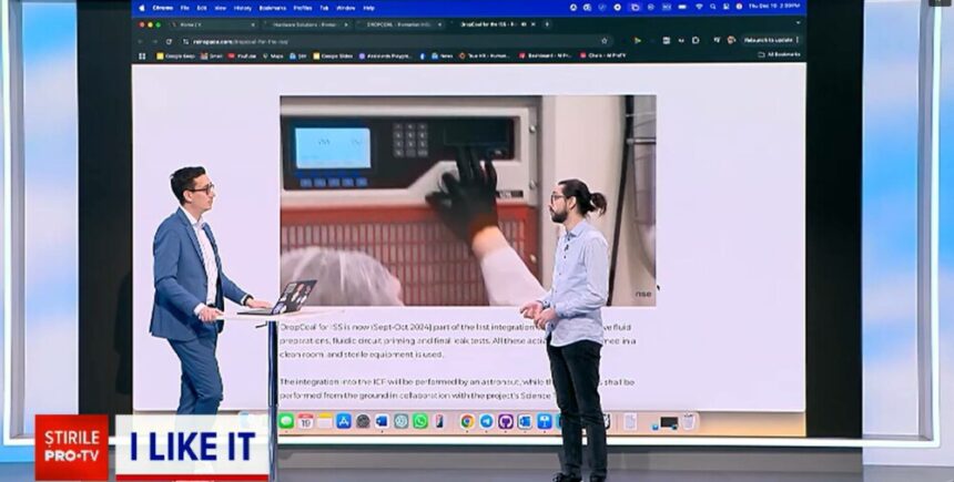 img Studiu despre coalescența fluidelor în micro-gravitație