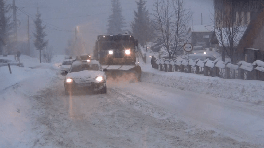 img Județul Maramureș acoperit de zăpadă: Măsuri de urgență luate de autorități
