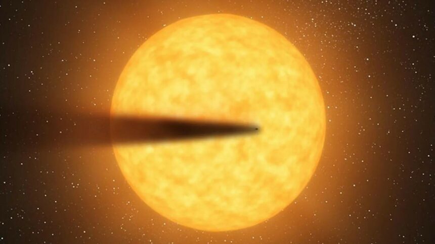 Descoperirea unei planete care își varsă măruntaiele în spațiu