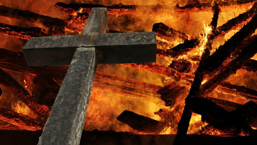 Incendiu la altarul unei biserici din Timișoara