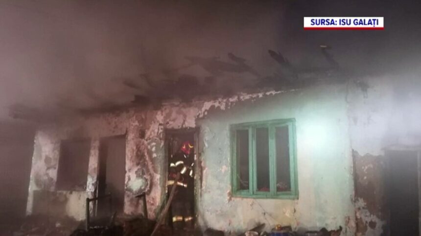img Tragedie în județul Galați: Un bărbat de 58 de ani a murit carbonizat în propria locuință