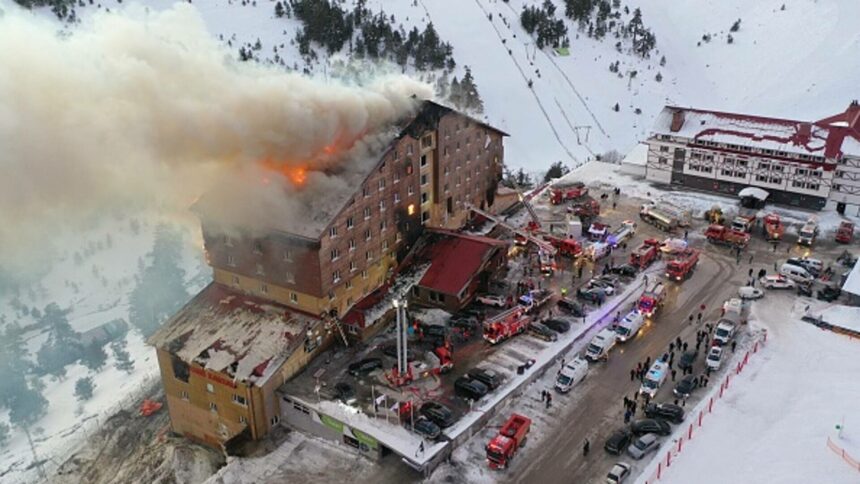 img Incendiu devastator la un hotel din Turcia