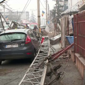 Incident pe un șantier din Cluj-Napoca