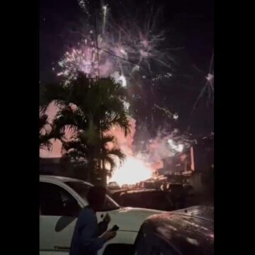 img Explozia provocată de un foc de artificii de Anul Nou în Honolulu