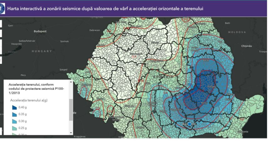 img România lansează prima hartă interactivă cu localitățile vizate de riscul seismic