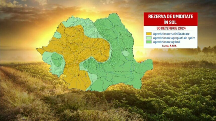 img Anul 2025 începe bine pentru fermieri. Nicio zonă din țară nu se mai confruntă cu secetă pedologică