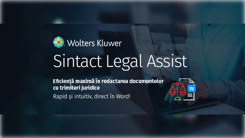 (P) Sintact Legal Assist: Eficiență maximă în redactarea documentelor cu trimiteri juridice direct în Microsoft Word