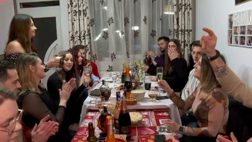 Revelion alături de rude și prieteni