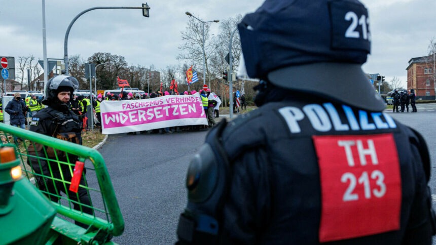 Protest împotriva extremei dreapta în Germania