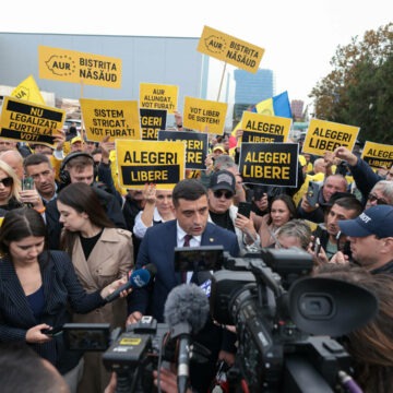 img Protestul AUR din București: 30.000 de oameni se alătură mișcării împotriva deciziei abuzive de anulare a alegerilor