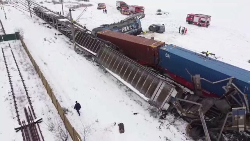 Accidentul feroviar din județul Olt: impact devastator între două trenuri de marfă