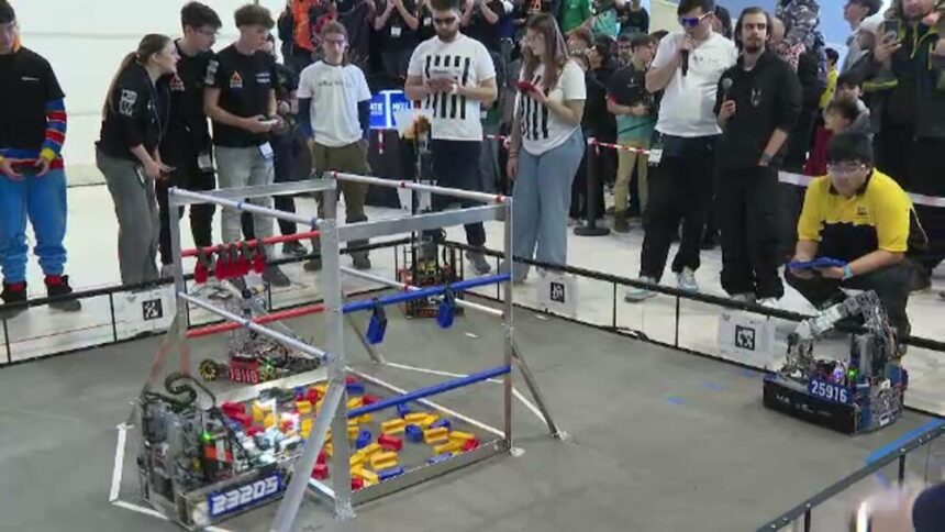 img Elevii s-au întrecut în roboți la Timișoara