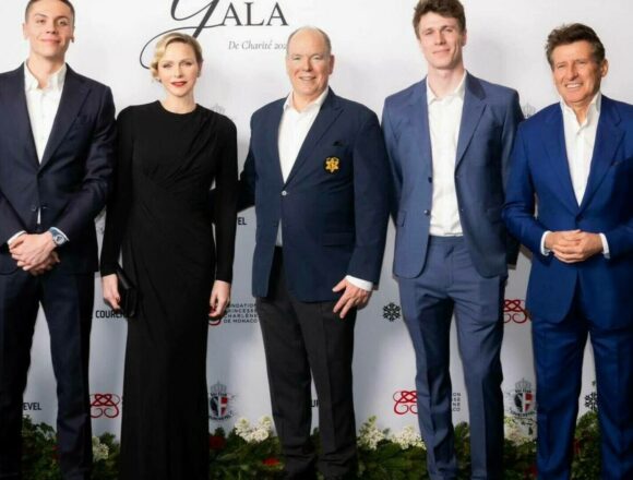David Popovici s-a întâlnit cu Prințesa Charlène de Monaco la un eveniment caritabil