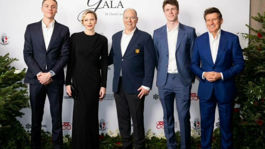 img David Popovici s-a întâlnit cu Prințesa Charlène de Monaco la un eveniment caritabil