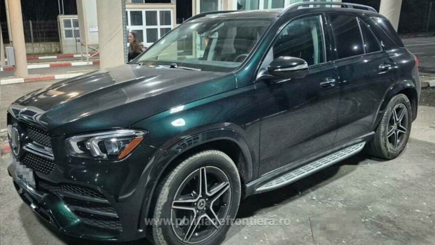 Mașini de lux furate în valoare de 74.000 de euro descoperite în Dolj și Caraș-Severin