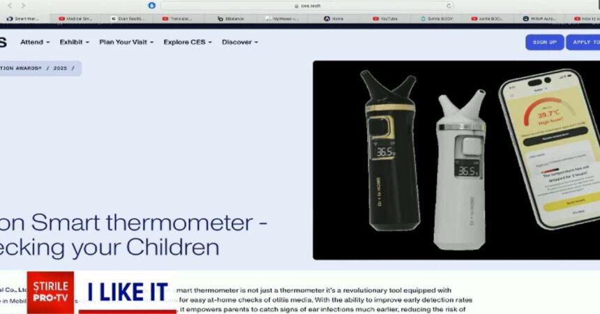 Dispozitivele medicale ale viitorului: Termometru inteligent care detectează otita și ochelari cu subtitrări