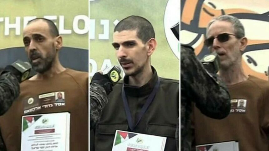 img Eliberarea a trei ostatici israelieni de către Hamas: Un moment de propagandă și suferință