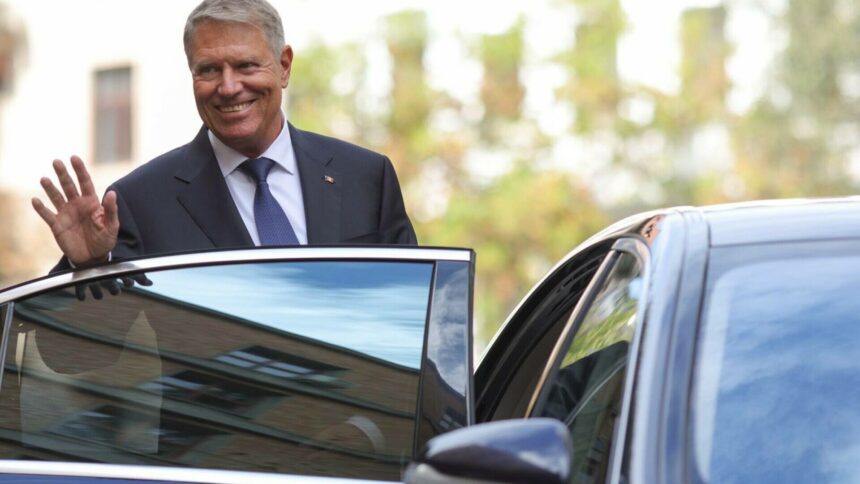 img Klaus Iohannis susține o declarație de presă la Palatul Cotroceni