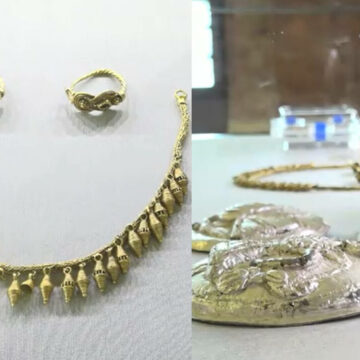 img Zece piese din tezaurul dacic expuse la Muzeul Drents au fost aduse în România