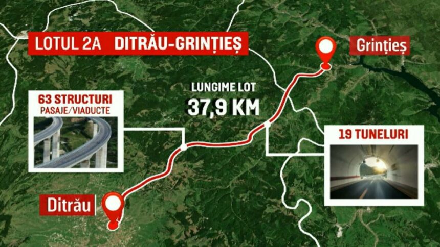 img Cel mai scump tronson de autostradă din România