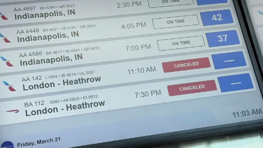 Haos pe aeroportul Heathrow – 200.000 de pasageri afectați de o pană majoră de curent