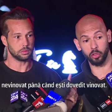 img Frații Andrew și Tristan Tate sunt sub control judiciar