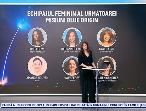 Misiunea în spațiu a companiei Blue Origin, formată doar din femei