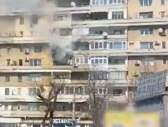 Incendiu într-un apartament din Craiova