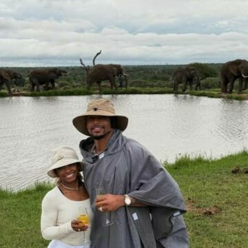 img Simone Biles și Jonathan Owens, lună de miere în Africa de Sud