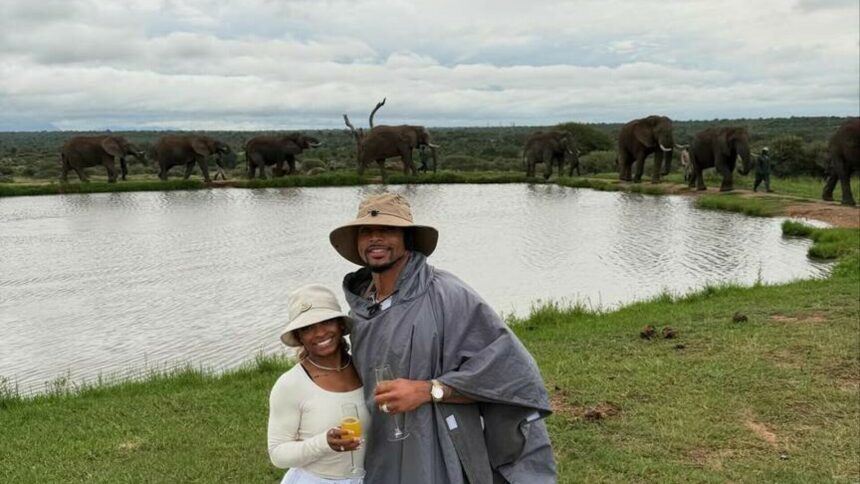 img Simone Biles și Jonathan Owens, lună de miere în Africa de Sud