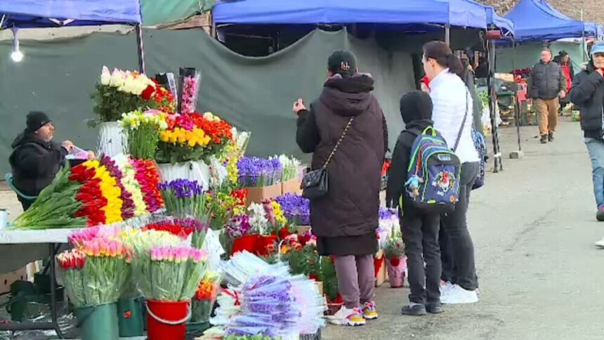 img Aglomerație în florăriile din România înainte de 8 Martie