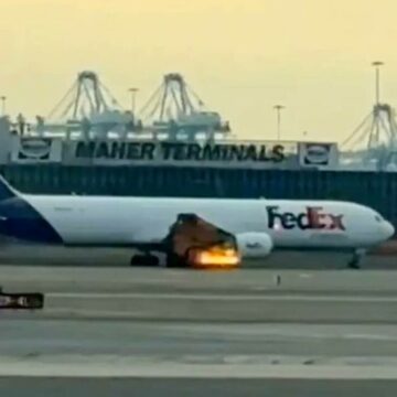 img Aterizare de urgență a unui avion FedEx pe Aeroportul din New Jersey