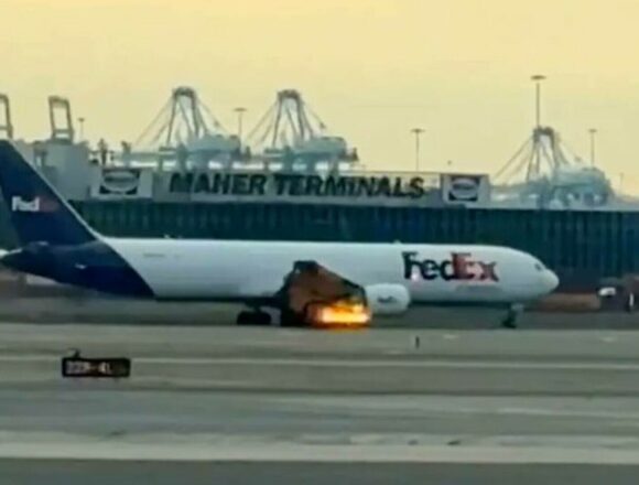 Aterizare de urgență a unui avion FedEx pe Aeroportul din New Jersey