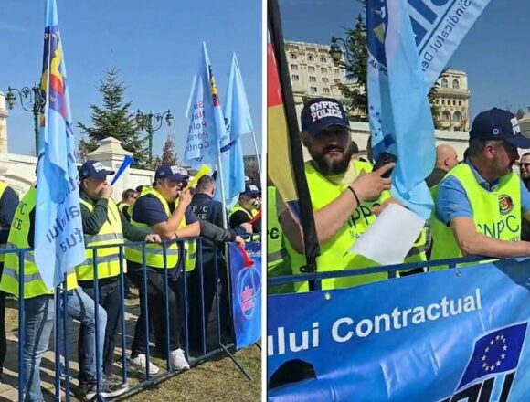 Protest la CCR pentru pensiile militare: Sindicaliştii cer respectarea drepturilor pensionarilor